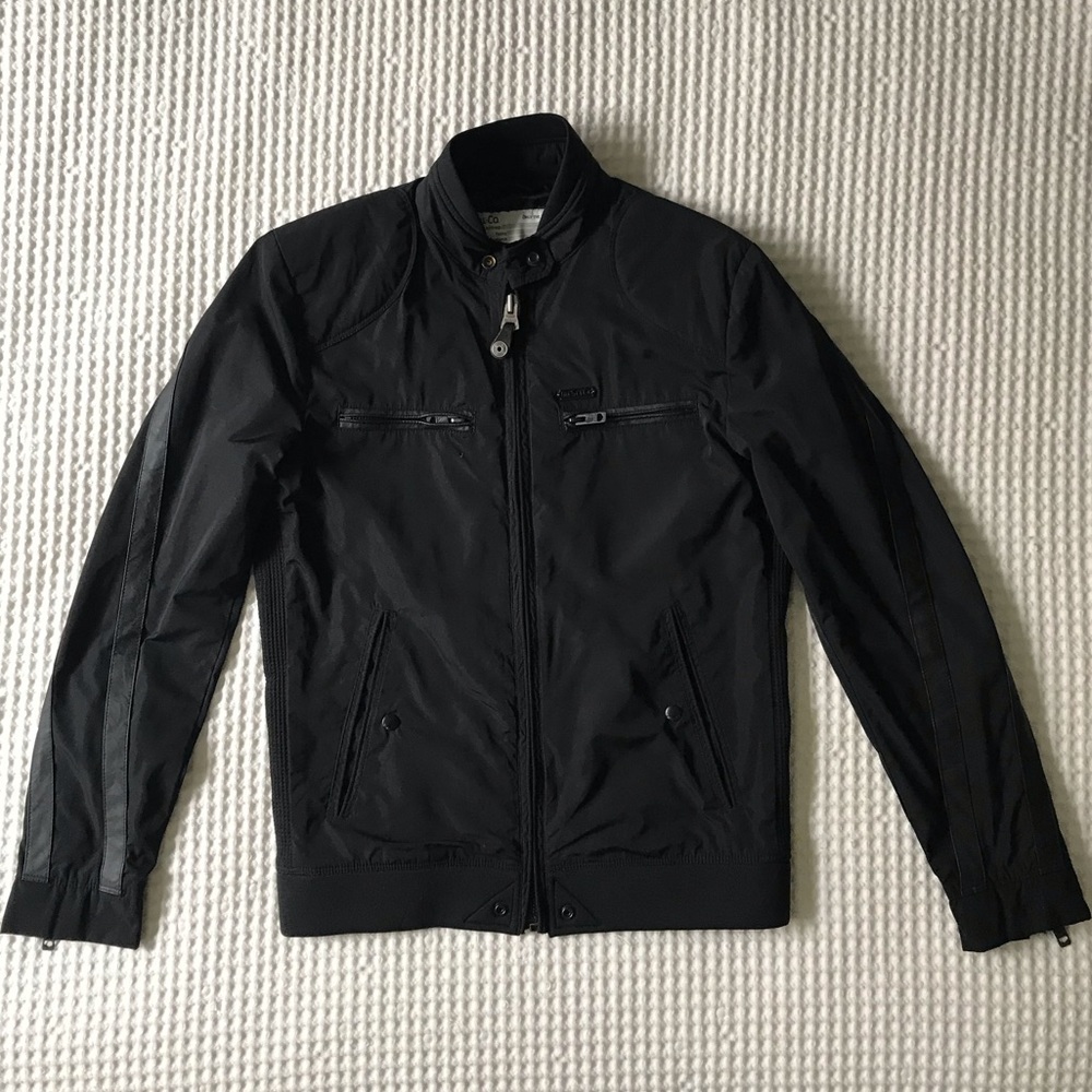 Diesel Only The Brave nylon/leather jacket. Medium